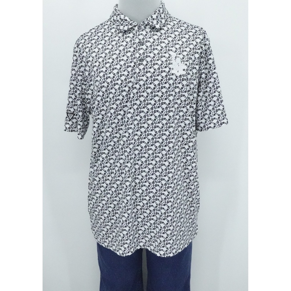 Los Angeles Dodgers‎  Shirt Mens XL White Black Floral Levelwear MLB Performance